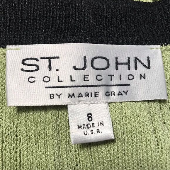 St. John Collection By Marie Gray Cardigan Sz 8 - Picture 3 of 4